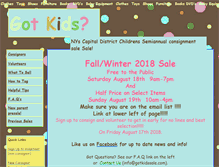 Tablet Screenshot of gotkidssale.com